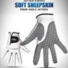 ACHETE Men Golf Gloves Professional Leather Left Handed Right Hand Outdoor Sport Gloves (Right Hand,23) view 3