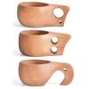 TANFEI 3 Packs Kuksa Wooden Cup Camping Wood Mug Coffee Cups, Traditional Wooden Cup Nordic Design, Cup for Camping Home Office view 1