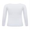 Fldy Kids Girls Fleece Lined Thermal Underwear Tops Long John Base Layer Gymnastics Ballet Dance Undergarments Shirt White 2-4 Years view 2