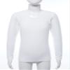 Fldy Kids Girls Fleece Lined Thermal Underwear Tops Long John Base Layer Gymnastics Ballet Dance Undergarments Shirt White 2-4 Years view 4