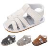 Summer Children and Infants Toddler Shoes Boys and Girls Sandals Flat Soles Light Straps Roman Style Baby Sandals Boy (Brown, 0-6 Months) view 4