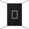 Lewtemi Batting Cage Backstop Vinyl Backstop Heavy Duty Baseball Batting Cage Backdrop and Net Saver for Baseball Softball Hitting Pitching(4 x 6 ft) view 1