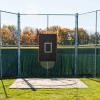 Lewtemi Batting Cage Backstop Vinyl Backstop Heavy Duty Baseball Batting Cage Backdrop and Net Saver for Baseball Softball Hitting Pitching(4 x 6 ft) view 3