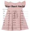 Beganly Little Girl's Flutter Sleeve Cotton Linen Dress Toddler Kids Double Ruffles Casual Dresses Dusty Rose 110 view 3