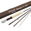 Aventik Heritage Fly Fishing Rod - American Quality and Simplicity - 4 Pieces 9FT IM8 Carbon Blank Classic Forgiving Medium Fast Action Fly Rod (9'0'' LW6) view 1