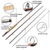 Aventik Heritage Fly Fishing Rod - American Quality and Simplicity - 4 Pieces 9FT IM8 Carbon Blank Classic Forgiving Medium Fast Action Fly Rod (9'0'' LW6) view 2