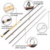 Aventik Heritage Fly Fishing Rod - American Quality and Simplicity - 4 Pieces 9FT IM8 Carbon Blank Classic Forgiving Medium Fast Action Fly Rod (9'0'' LW7) view 2