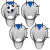 Lenwen 4 Pcs Soccer Goal Target Net Top Bins Training Equipment Soccer Target for Goals Training Easy to Attach and Detach Ball Top Bins for Football Shooting Accuracy Practice Equipment Trainer Gift view 1