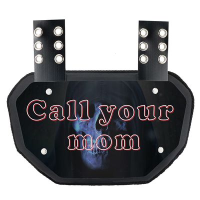 Runxrocy Football Back Plate Rear Protector Low Pad Backplate for Adult & Youth Football Players Call Your Mom