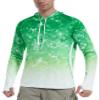 Roadbox Men's Performance Fishing Hoodie, UPF 50+ UV Sun Protection Rash Guard, Outdoor Long Sleeve Water Hiking Swim Shirts view 1