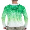 Roadbox Men's Performance Fishing Hoodie, UPF 50+ UV Sun Protection Rash Guard, Outdoor Long Sleeve Water Hiking Swim Shirts view 2