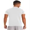 YEAHDOR Mens Mock Neck T Shirts Short Sleeve Turtleneck Casual Undershirt Pullover Thermal Solid Tops White A Medium view 2
