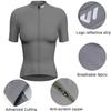 Wulibike Cycling Jersey Women Short Sleeve,Bike Shirts for Women Biking Tops Breathable Cycle Bicycle Jerseys with Pockets Grey view 4