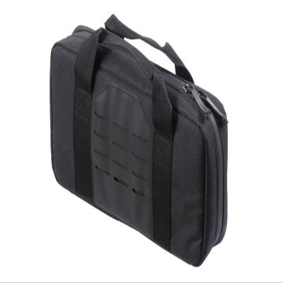 Soft Durable Pistol Hand Gun Bag Carring Case for Outdoor Shooting, Hunting, Airsoft, Paintball, 13 Inches, Color: Black