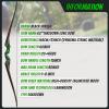 60" Longbow Set Takwdown Black Hunter Left Hand Dymond Wood Riser Fiberglass Bamboo Maple Laminated Bow Limbs 25-60 lbs Suitable for Hunting Archery Practice (30 lbs) view 2