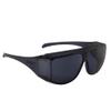 OPTEGO Fit Over Sunglasses, Smoke Color, 100% UVA/UVB Protection; Polycarbonate Lenses view 1
