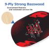 AOPOUL Pickleball Set with 4 Premium Wood Paddles, Cushion Comfort Grip, 4 Cooling Towels, 4 Pickleball Balls & Carry Bag, Pickle Ball Paddle for Men Women view 2