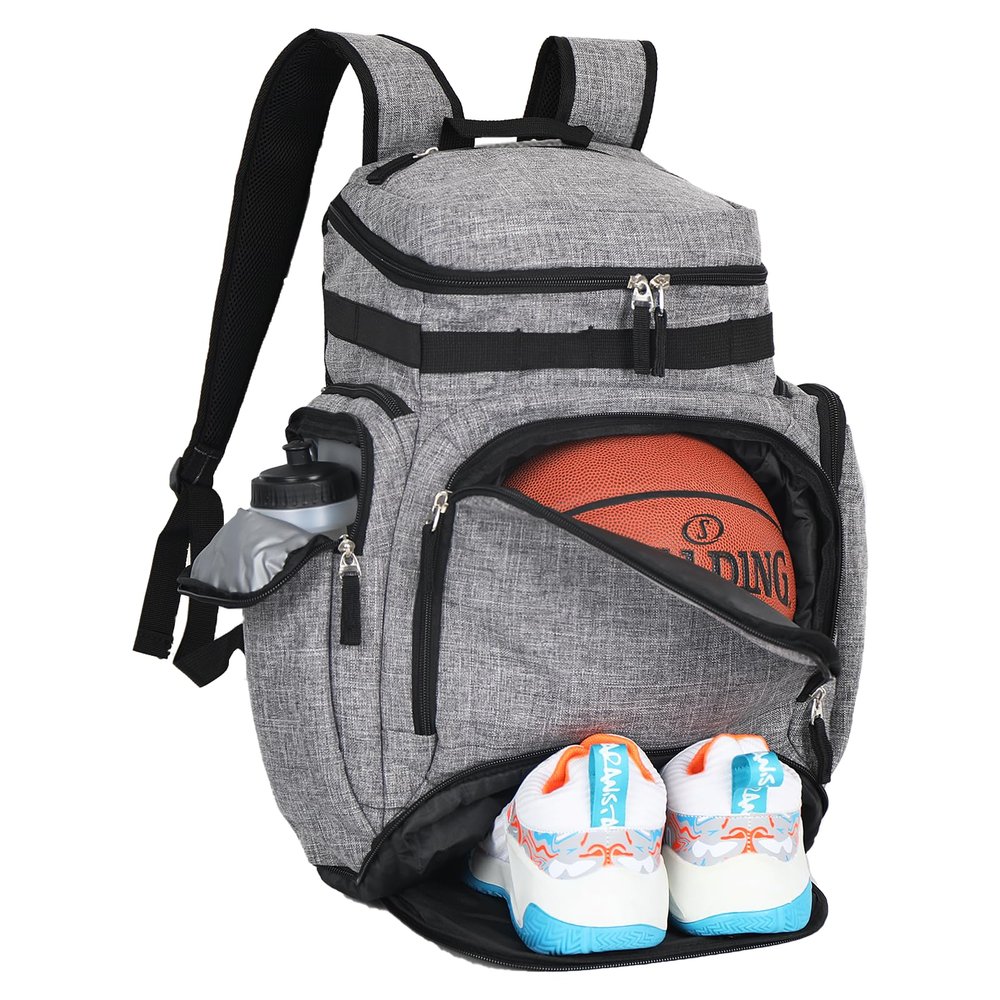 Goloni Basketball Backpack,Large Sports Bag with Ball Compartment & Shoe Compartment, Best for Basketball, Soccer, Volleyball,Gym, Travel
