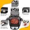 Goloni Basketball Backpack,Large Sports Bag with Ball Compartment & Shoe Compartment, Best for Basketball, Soccer, Volleyball,Gym, Travel view 2