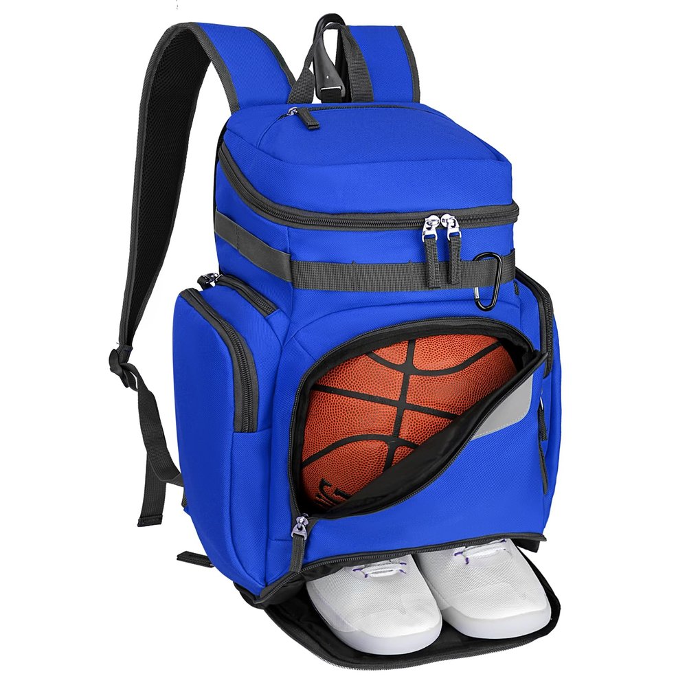 Goloni Basketball Backpack,Large Sports Bag with Ball Compartment & Shoe Compartment, Best for Basketball, Soccer, Volleyball,Gym, Travel