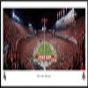 Ohio State Football, End Zone - 40.25x13.75-inch Standard Framed Print by Blakeway Panoramas view 1