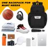 Goloni Basketball Backpack,Large Sports Bag with Ball Compartment & Shoe Compartment, Best for Basketball, Soccer, Volleyball,Gym, Travel view 4