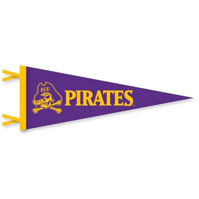 East Carolina Pirates Wool Felt Pennant - 9" x 24"