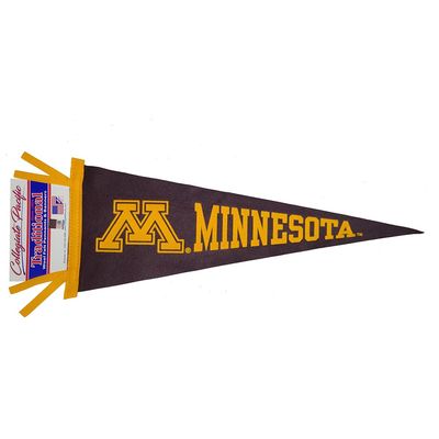 Minnesota Golden Gophers Wool Felt Pennant - 9" x 24"