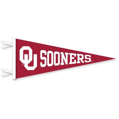 Oklahoma Sooners Wool Felt Pennant - 9" x 24"