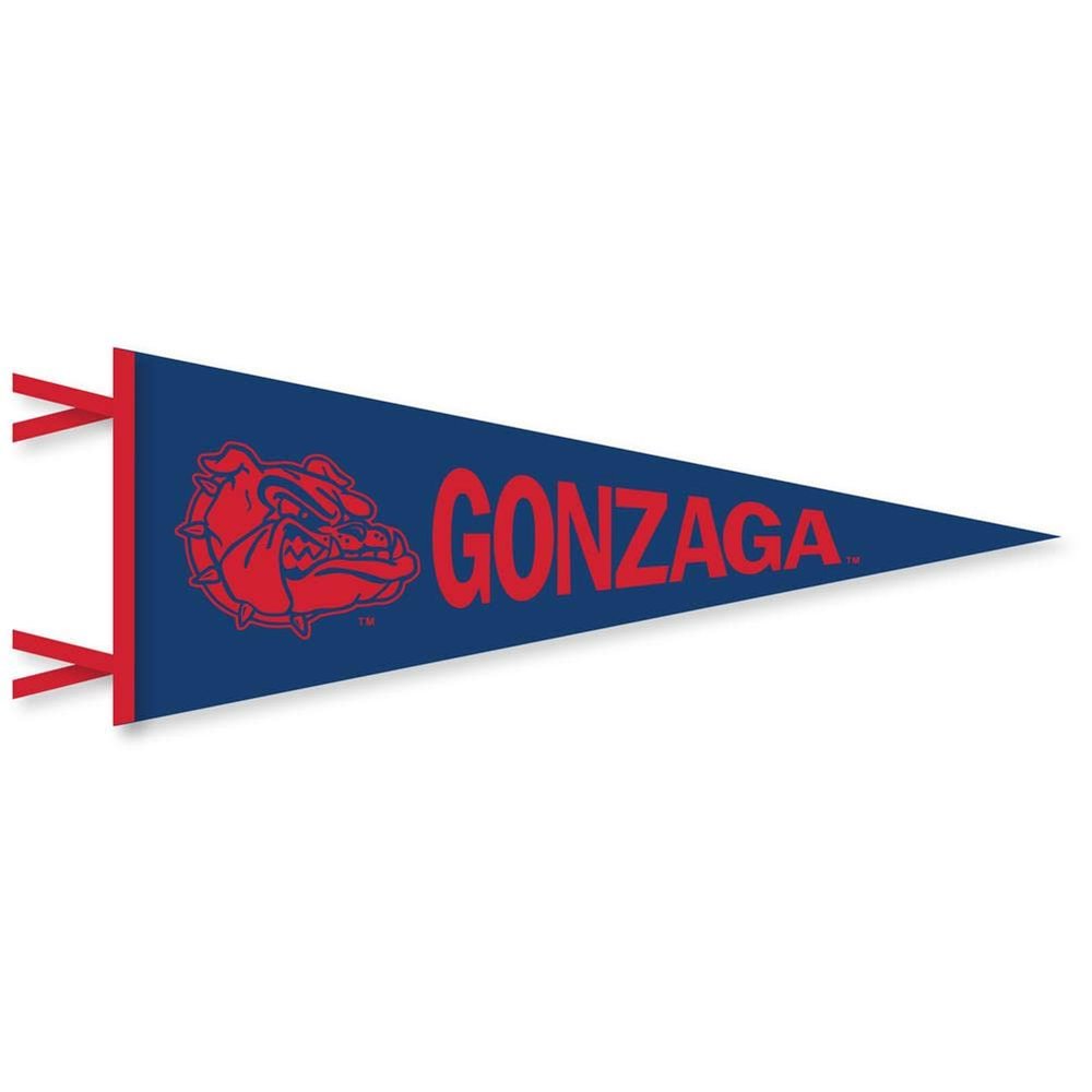 Gonzaga Bulldogs Wool Felt Pennant - 9" x 24"