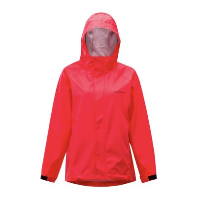 Grundns Womens Neptune Commercial Fishing Jacket | Waterproof, Adjustable, Fiery Coral, X-Small