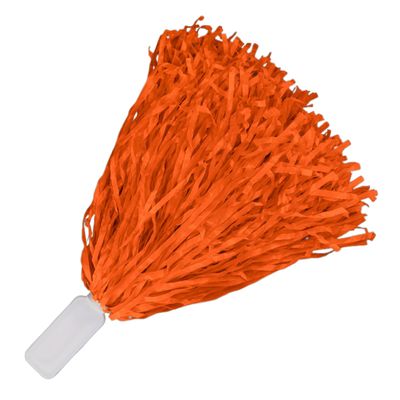 blinkee Non Light Up Short Handle Cheer Pom poms Orange