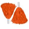 blinkee Non Light Up Short Handle Cheer Pom poms Orange view 3