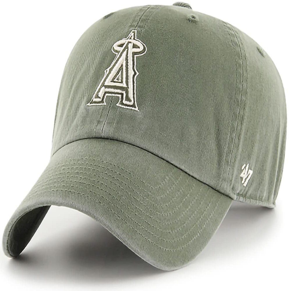 '47 New York Yankees Adjustable Cap Clean Up MLB, Los Angeles Angels Moss, One Size