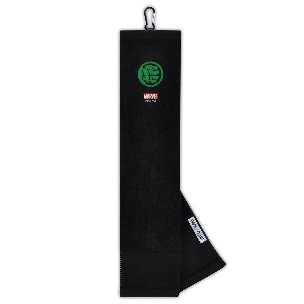 Face/Club Tri-Fold Embroidered Towel Marvel Hulk