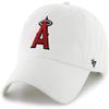 47 MLB White Primary Logo Clean Up Adjustable Strap Hat Cap, Adult One Size Fits All (Los Angeles Angeles) view 1