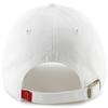 47 MLB White Primary Logo Clean Up Adjustable Strap Hat Cap, Adult One Size Fits All (Los Angeles Angeles) view 2