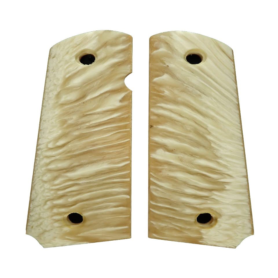 Premium Genuine Alaskan Musk Ox Full Size 1911 Grips