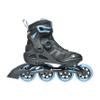 Rollerblade Macroblade 84 BOA Women's, Adult Fitness Inline Skate, Black & Powder Blue, Performance Inline Skates view 2