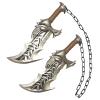 LALAPORT 17 Inch God-War Blade of Chaos Swords Foam Axe with Chain Cosplay Prop LARP 1:1 Replica Costume Halloween view 1
