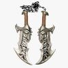 LALAPORT 17 Inch God-War Blade of Chaos Swords Foam Axe with Chain Cosplay Prop LARP 1:1 Replica Costume Halloween view 4