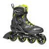 Rollerblade Macroblade 84 BOA, Adult Fitness Inline Skate, Black & Lime, Performance Inline Skates view 1
