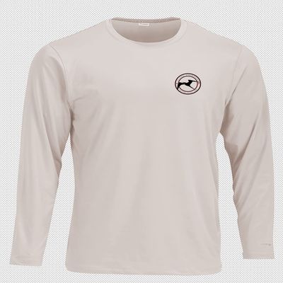Flying Fisherman Men's Standard Frigate Bird Long Sleeve Performance T-Shirt, Sand