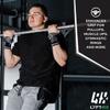 LYFT-RX Carbon Fiber Hand Grips for Weightlifting, Cross Training, Pullup, Muscle Ups - No Hole Fingerless Grip, Gymnastics Fit, Men/Women Lift Gloves, Protects Palms & Enhances Grip view 3