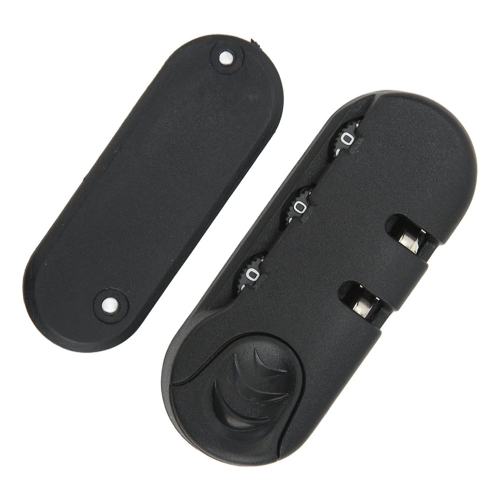 Baggage Secure Lock, Frosted Appearance 3 Digits Zinc Alloy Lock Catch Luggage Lock Suitcase Security Lock for Travel