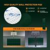 PROGOAL 4 Pack Wall Protection Pads 2" Thick Foam Wall PaddingGym Basketball-Court ProtectorsDurable Waterproof Wall Padding for Babyroom Garage (60" L x 20" W,Green) view 4