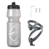 GEMFUL 24 oz Cycling Water Bottle and Cage Set BPA Free Bike Water Bottle Holder Combo Lightweight Leakproof Drink Bottles fits MTB Mountain Road Bicycle Sports Gym Workout view 1