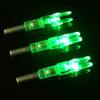 ZSHJGJR 12Pcs LED Lighted Nocks, for .300" / 7.62mm Inside Diameter Arrows, LED Automatically Turns On When Fired (Green, .300) view 3