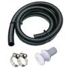 Bilge Pump Installation Kit Bilge Pump Hose 3/4-Inch Dia Plumbing Kit | 6 FT Kink-free Flexible PVC Hose | Includes 2 Clamps and Thru-Hull Fitting view 1