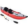 Inflatable Kayak Set with Paddle & Air Pump, Portable Recreational Touring Kayak Foldable Fishing Touring Kayaks, Deluxe Extended Version Tandem 2 Person Kayak view 1